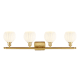 A thumbnail of the Innovations Lighting 516-4W-9-36-White Venetian-Bathroom Vanity Light Alternate Image