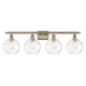 A thumbnail of the Innovations Lighting 516-4W-11-36 Athens Vanity Antique Brass / Clear Water Glass