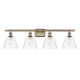 A thumbnail of the Innovations Lighting 516-4W-11-38 Bristol Vanity Antique Brass / Clear