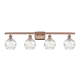 A thumbnail of the Innovations Lighting 516-4W Small Deco Swirl Antique Copper / Clear
