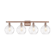 A thumbnail of the Innovations Lighting 516-4W-11-36 Athens Vanity Antique Copper / Clear Water Glass