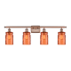 A thumbnail of the Innovations Lighting 516-4W Candor Antique Copper / Turmeric Waterglass