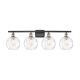 A thumbnail of the Innovations Lighting 516-4W-11-36 Athens Vanity Black Antique Brass / Clear Water Glass