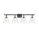 A thumbnail of the Innovations Lighting 516-4W-11-38 Berkshire Vanity Black Antique Brass / Clear