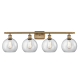 A thumbnail of the Innovations Lighting 516-4W-11-36 Athens Vanity Brushed Brass / Clear