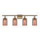 A thumbnail of the Innovations Lighting 516-4W Candor Brushed Brass / Toffee Waterglass