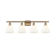 A thumbnail of the Innovations Lighting 516-4W-11-38 Bristol Vanity Brushed Brass / Matte White