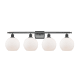 A thumbnail of the Innovations Lighting 516-4W-11-36 Athens Vanity Matte Black / Matte White