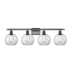 A thumbnail of the Innovations Lighting 516-4W-11-36 Athens Vanity Matte Black / Clear