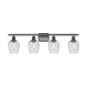A thumbnail of the Innovations Lighting 516-4W Salina Matte Black / Clear Fluted
