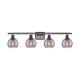 A thumbnail of the Innovations Lighting 516-4W 9 36 Athens Deco Swirl Vanity Oil Rubbed Bronze / Light Smoke Deco Swirl