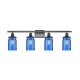 A thumbnail of the Innovations Lighting 516-4W Candor Oil Rubbed Bronze / Princess Blue Waterglass