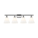 A thumbnail of the Innovations Lighting 516-4W-11-38 Berkshire Vanity Polished Chrome / Matte White