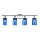 A thumbnail of the Innovations Lighting 516-4W Candor Polished Nickel / Princess Blue Waterglass