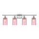 A thumbnail of the Innovations Lighting 516-4W Candor Polished Nickel / Sweet Lilac Waterglass