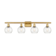 A thumbnail of the Innovations Lighting 516-4W-10-36 Athens Vanity Satin Gold / Seedy