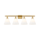 A thumbnail of the Innovations Lighting 516-4W-12-38 Berkshire Vanity Satin Gold / Matte White