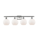 A thumbnail of the Innovations Lighting 516-4W-11-36 Athens Vanity Brushed Satin Nickel / Matte White