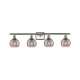 A thumbnail of the Innovations Lighting 516-4W 9 36 Athens Deco Swirl Vanity Brushed Satin Nickel / Light Smoke Deco Swirl