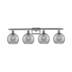 A thumbnail of the Innovations Lighting 516-4W 11 38 Athens Deco Swirl Vanity Brushed Satin Nickel / Light Smoke Deco Swirl