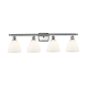 A thumbnail of the Innovations Lighting 516-4W-11-38 Bristol Vanity Brushed Satin Nickel / Matte White