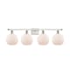 A thumbnail of the Innovations Lighting 516-4W-11-36 Athens Vanity White and Polished Chrome / Matte White