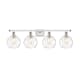 A thumbnail of the Innovations Lighting 516-4W-11-36 Athens Vanity White and Polished Chrome / Clear Water Glass