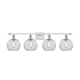 A thumbnail of the Innovations Lighting 516-4W-11-36 Athens Vanity White and Polished Chrome / Clear