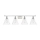 A thumbnail of the Innovations Lighting 516-4W-11-38 Berkshire Vanity White and Polished Chrome / Clear