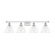 A thumbnail of the Innovations Lighting 516-4W-11-38 Bristol Vanity White and Polished Chrome / Clear