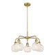 A thumbnail of the Innovations Lighting 516-5C-14-24-White Mouchette-Indoor Chandelier Alternate Image