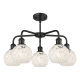 A thumbnail of the Innovations Lighting 516-5C-14-24-White Mouchette-Indoor Chandelier Alternate Image