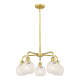 A thumbnail of the Innovations Lighting 516-5C-14-24-White Mouchette-Indoor Chandelier Alternate Image