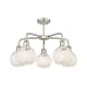 A thumbnail of the Innovations Lighting 516-5C-14-24-White Mouchette-Indoor Chandelier Alternate Image