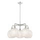 A thumbnail of the Innovations Lighting 516-5C-18-28-White Mouchette-Indoor Chandelier Alternate Image