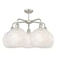 A thumbnail of the Innovations Lighting 516-5C-18-28-White Mouchette-Indoor Chandelier Alternate Image