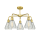 A thumbnail of the Innovations Lighting 516-5CR-15-24 Conesus Chandelier Alternate image