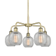 A thumbnail of the Innovations Lighting 516-5CR-15-24 Belfast Chandelier Antique Brass / Clear Crackle