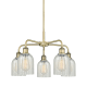 A thumbnail of the Innovations Lighting 516-5CR-15-23 Caledonia Chandelier Antique Brass / Mouchette