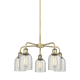 A thumbnail of the Innovations Lighting 516-5CR-15-23 Caledonia Chandelier Antique Brass / Mica