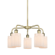 A thumbnail of the Innovations Lighting 516-5CR-15-23 Hadley Chandelier Antique Brass / Matte White