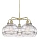 A thumbnail of the Innovations Lighting 516-5CR-18-28 Rochester Chandelier Antique Brass / Clear