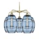 A thumbnail of the Innovations Lighting 516-5CR-15-26 Vaz Chandelier Antique Brass / Blue
