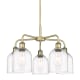 A thumbnail of the Innovations Lighting 516-5CR 15 24 Bella Chandelier Antique Brass / Clear