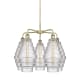 A thumbnail of the Innovations Lighting 516-5CR-23-26 Cascade Chandelier Antique Brass / Clear