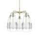 A thumbnail of the Innovations Lighting 516-5CR-22-25 Windham Chandelier Antique Brass / Clear