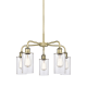 A thumbnail of the Innovations Lighting 516-5CR-15-22 Clymer Chandelier Antique Brass / Clear
