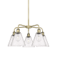 A thumbnail of the Innovations Lighting 516-5CR-16-26 Berkshire Chandelier Antique Brass / Seedy