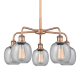 A thumbnail of the Innovations Lighting 516-5CR-15-24 Belfast Chandelier Antique Copper / Seedy