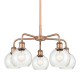 A thumbnail of the Innovations Lighting 516-5CR-15-24 Athens Chandelier Antique Copper / Seedy